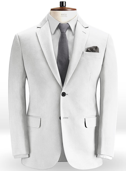 White Chino Suit