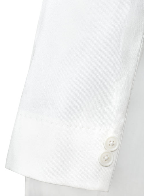White Chino Basel Style Unlined Jacket