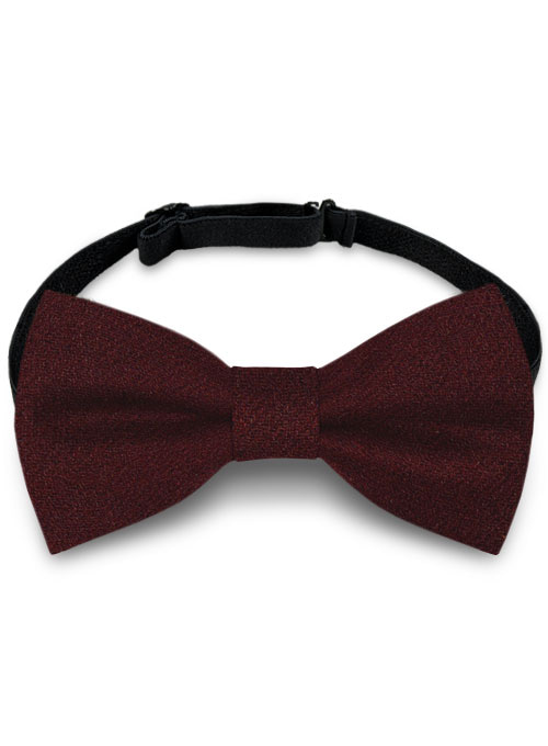 Tweed Bow - Wine Heavy - Click Image to Close
