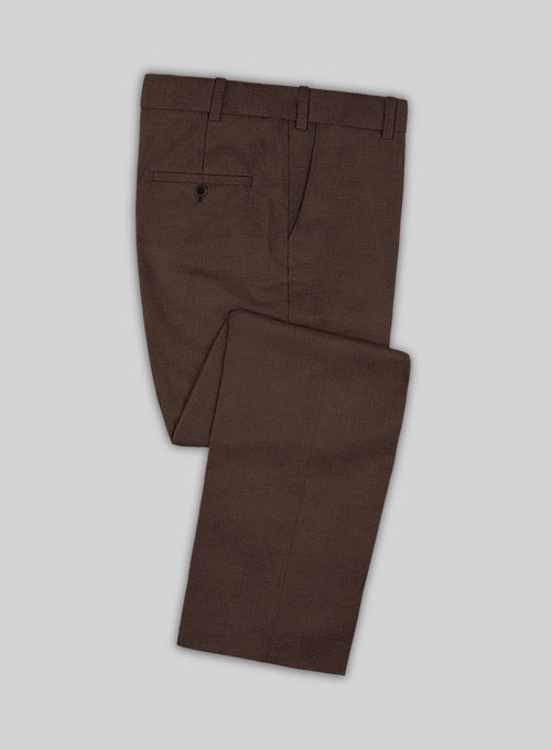 Worsted Brown Wool Suit - Click Image to Close