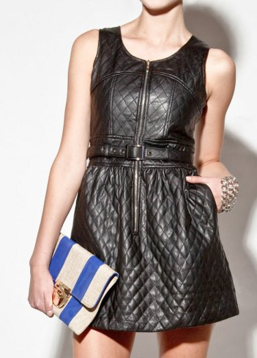 How to Rock a Leather Dress