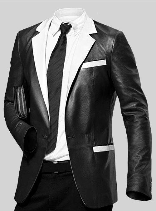 How to Wear a Leather Blazer With a Suit