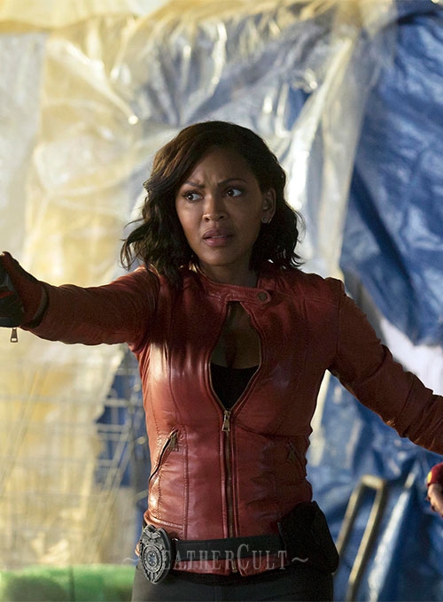 Meagan Good Minority Report Leather Jacket - Click Image to Close
