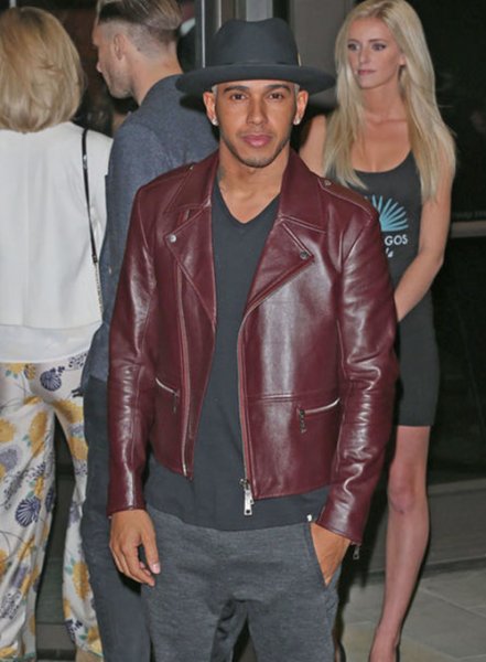 (image for) Lewis Hamilton Leather Jacket