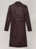 (image for) Eiza Gonzalez Leather Trench Coat