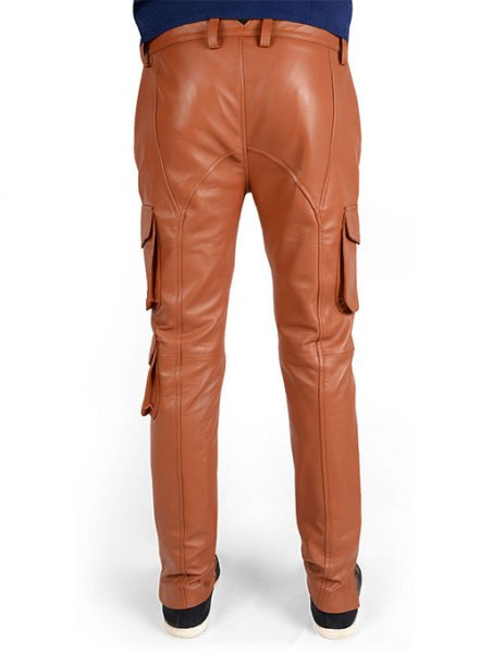 Terrain Brown Drifter Leather Cargo Pants