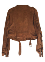 Leather Fringe Jacket #1006 : LeatherCult: Genuine Custom Leather