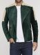Timber Green Suede Leather Jacket # 647
