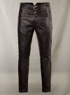 (image for) Soft Dark Brown Jim Morrison Leather Pants