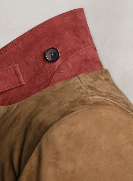 (image for) Safari Hickory Suede Leather Blazer