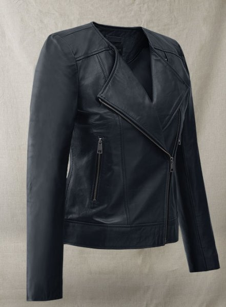 (image for) Dark Blue Leather Jacket # 237