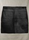 Black  Claremont Leather Skirt - # 417 - XL Regular