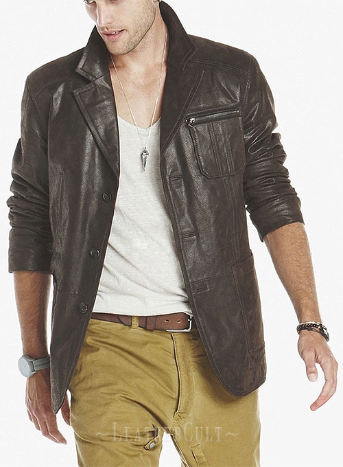 Leather Blazer - # 125 - Click Image to Close