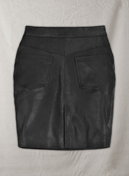 Blake Lively Leather Skirt #1