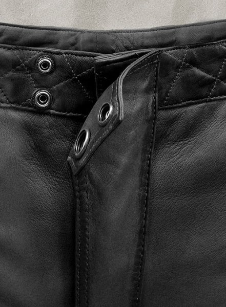 Outlaw Burnt Charcoal Leather Pants : LeatherCult: Genuine Custom ...