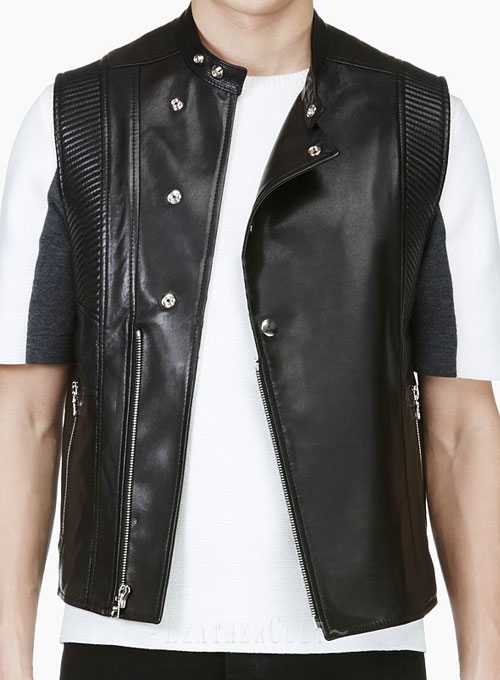 Leather Vest # 354 - Click Image to Close