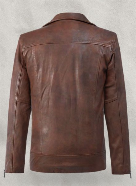 (image for) Dauntless Spanish Brown Biker Leather Jacket