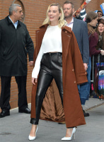 (image for) Margot Robbie Leather Pants