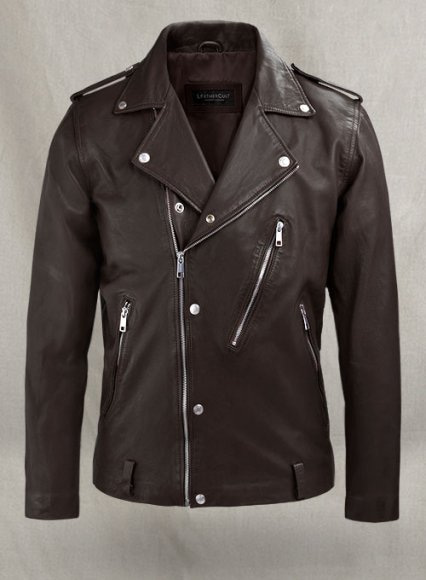 (image for) Beast Brown Biker Leather Jacket