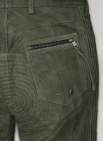 (image for) Vintage Italian Olive Leather Biker Jeans - Style #505