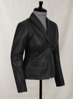 (image for) Modern Stretch Leather Blazer