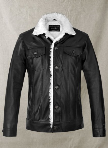 Leather Fur Western Style Jacket