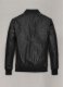 Black Ostrich Tom Cruise Leather Jacket #2