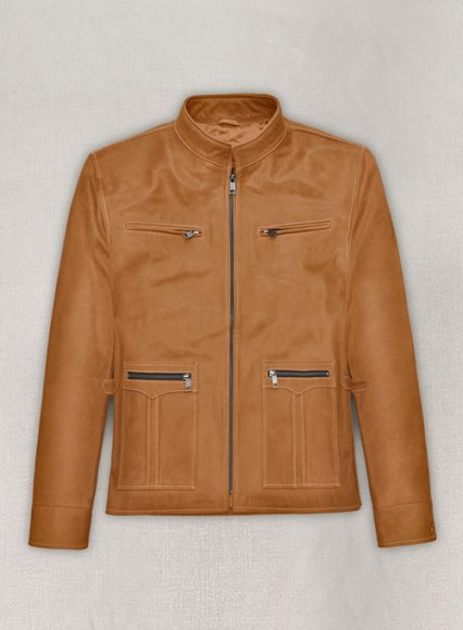 (image for) Canberra Tan Martin Lawrence Leather Jacket #2