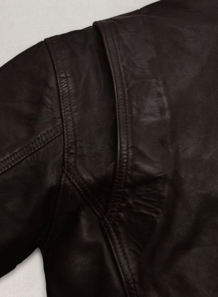 (image for) Dark Brown Jensen Ross Ackles Supernatural Season 7 Leather Jacket