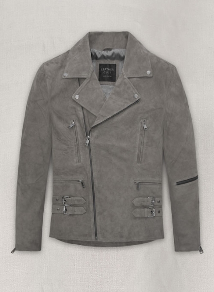 (image for) Gray Suede Leather Jacket # 903