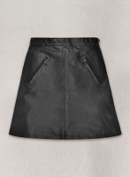 (image for) Emilia Clarke Leather Skirt
