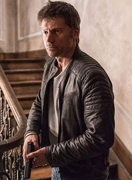 (image for) Nikolaj Coster-Waldau Domino Leather Jacket