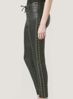 (image for) Laced Leather Pants
