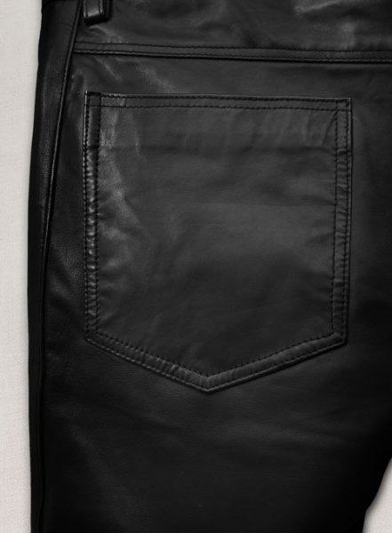 (image for) Black Leather Jeans