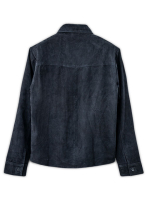 (image for) Dark Blue Suede Classic Leather Shirt