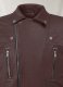 Dauntless Burgundy Biker Leather Jacket