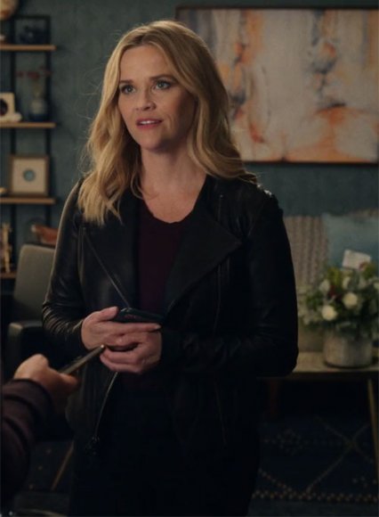 Reese Witherspoon The Morning Show Leather Jacket #1