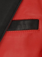 (image for) Red Hampton Leather Blazer