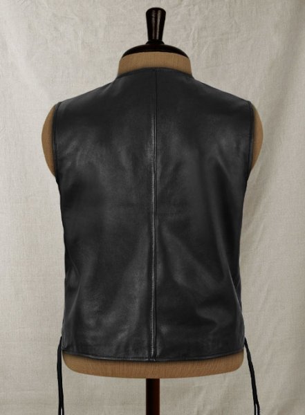 (image for) Leather Biker Vest # 350