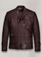 (image for) Robert Downey Jr Leather Blazer #1