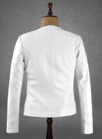 (image for) White Sofia Vergara Leather Jacket #1