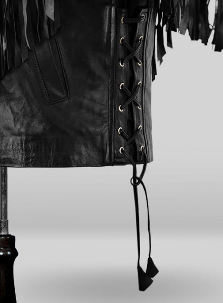 (image for) Leather Fringe Jacket #1006