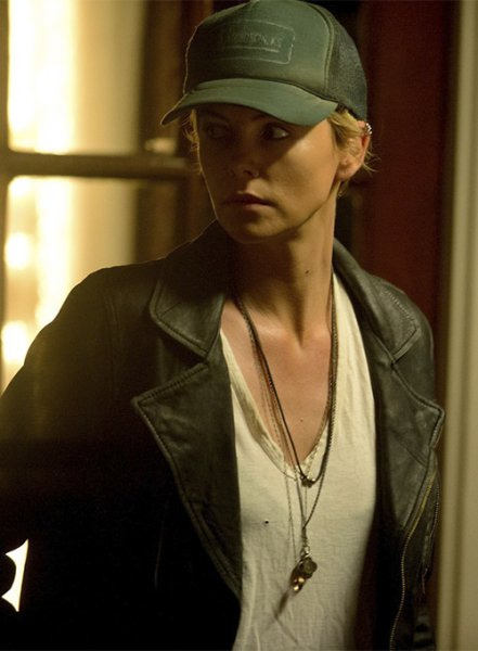 (image for) Charlize Theron Dark Places Leather Jacket