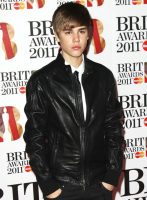 (image for) Justin Bieber The BRIT Awards Leather Jacket