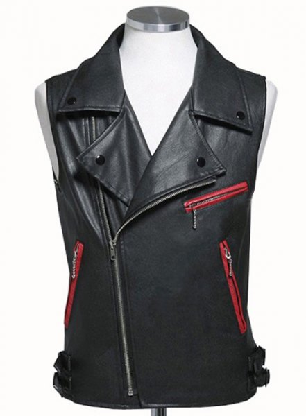 Leather Biker Vest # 310