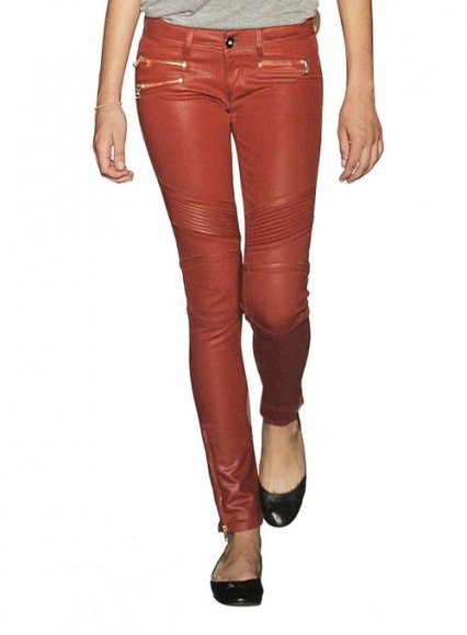 Stiletto Leather Pants