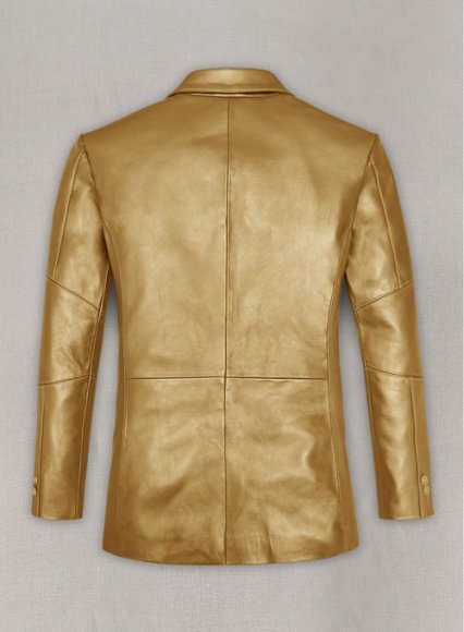 (image for) Golden Catwalk Leather Blazer # 2