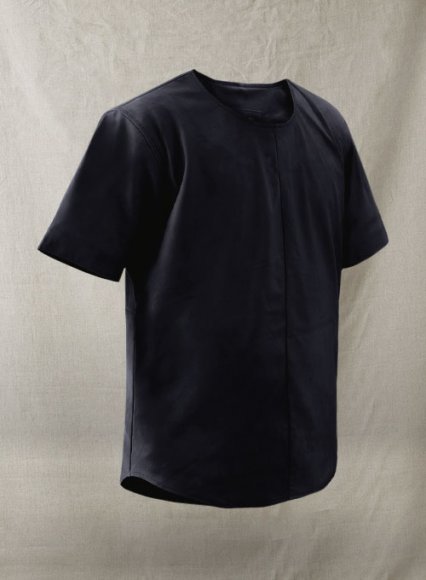 (image for) Light Weight Unlined Deep Blue Leather T-shirt