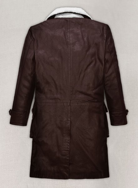 (image for) Thick Goat Brown Washed & Wax Tom Hardy Trench Coat