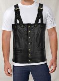(image for) Tupac Suspender Leather Vest